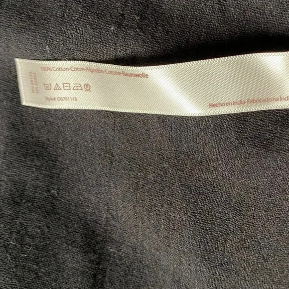 FREE PEOPLE | Early Morning Black Crinkled Tunic Dress Size S (tag missing) - Picture 5 of 6